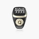 Black Noor Zikr Ring 2.0 with digital display showing 9999, combining tradition with smart prayer technology.