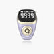 Noor Zikr Ring 2.0 in lavender color with digital display and side button, perfect for smart tasbeeh tracking.