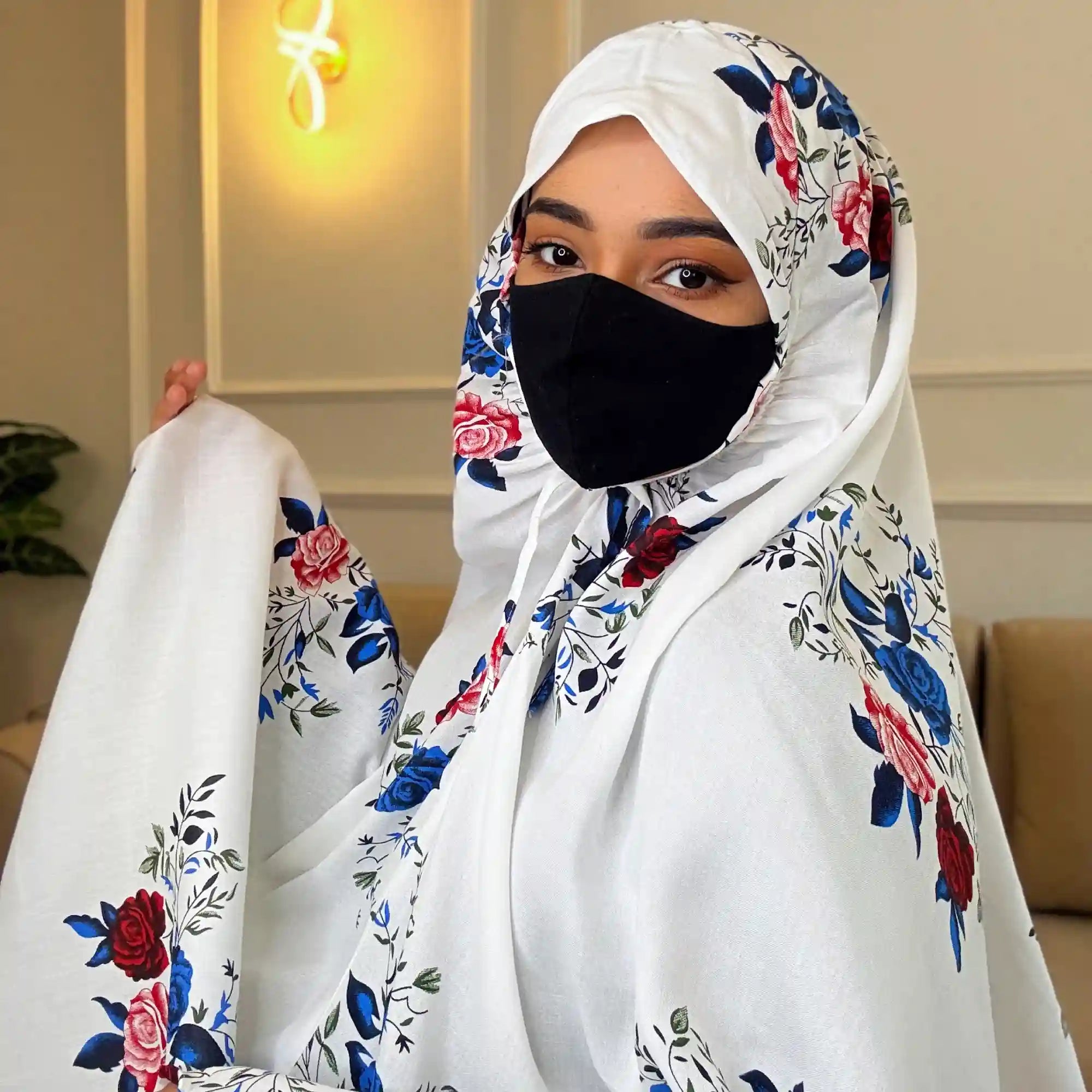 Noor Knee Length Printed Cotton Namaz Makhna Main image