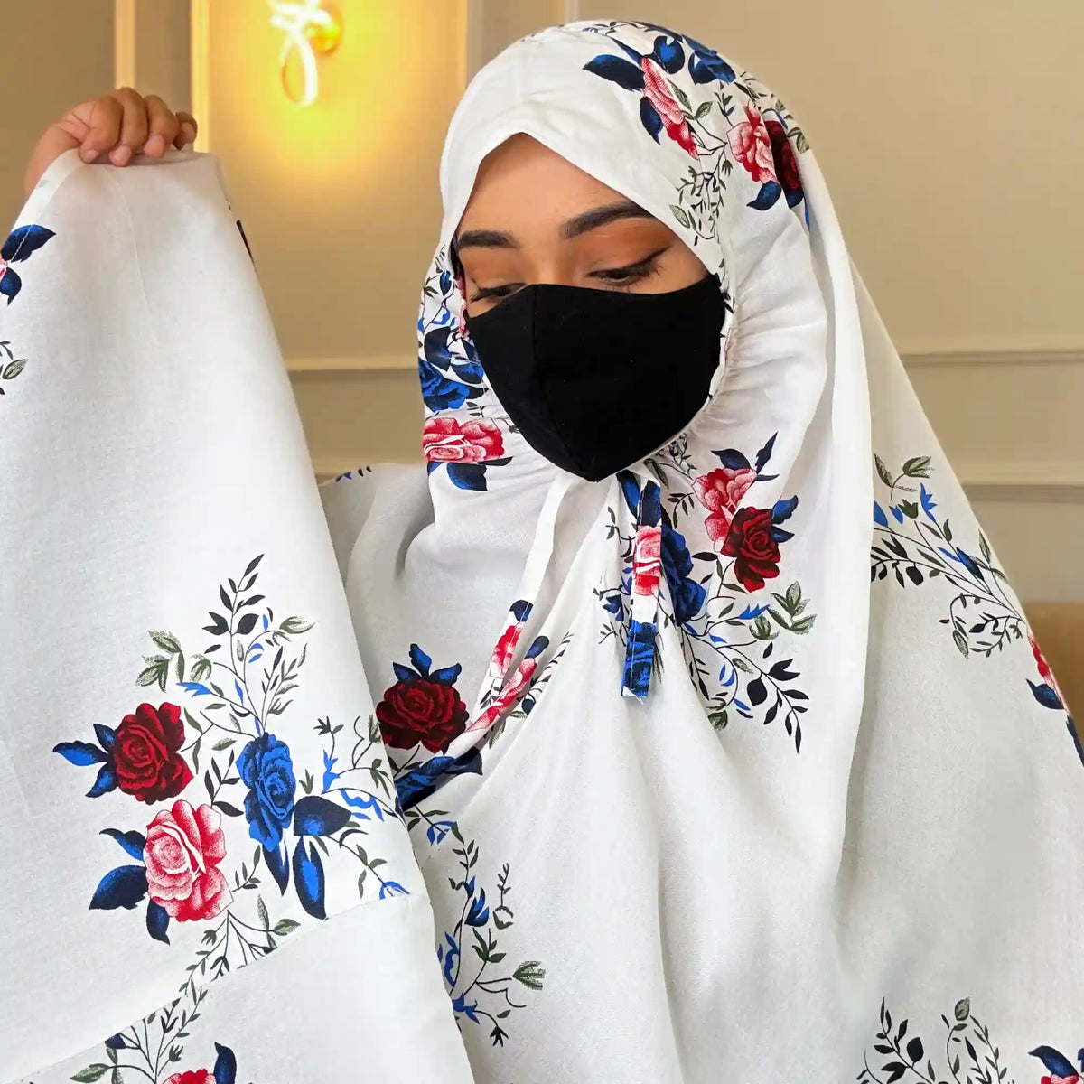 Noor Knee Length Printed Cotton Namaz Makhna