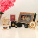 Elegant Noor Al-Ramadan Gift Box in black with Islamic essentials and decor, ideal for Ramadan gifting to New Zealand.