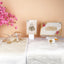 Offwhite Floral Pearl Couple Ibadah Set