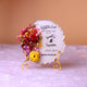 Floral Round Couple Frame