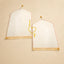 Personalized offwhite Janamaz set with names, included in the Bridal Gift Hamper - Sawab-e-Jariya for couples' wedding gifts.