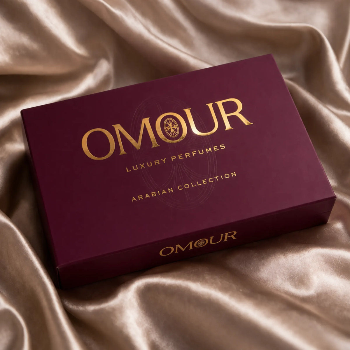Omour Arabian Perfume Set luxurious packaging box