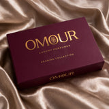 Omour Arabian Perfume Set luxurious packaging box