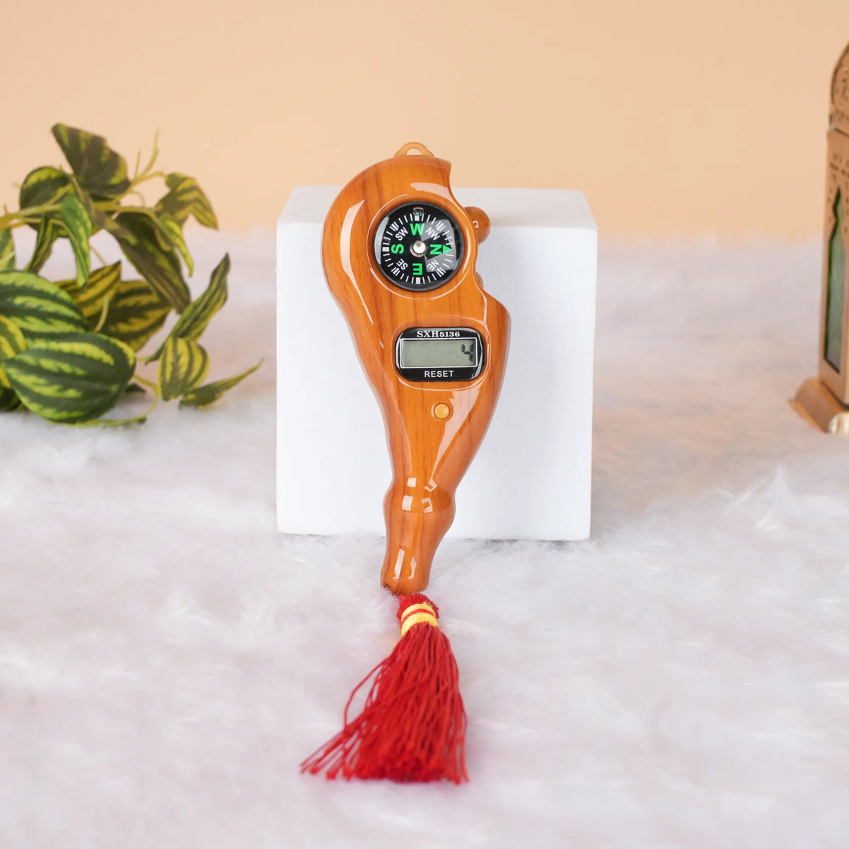 Men's Digital Tasbeeh with Qibla Direction