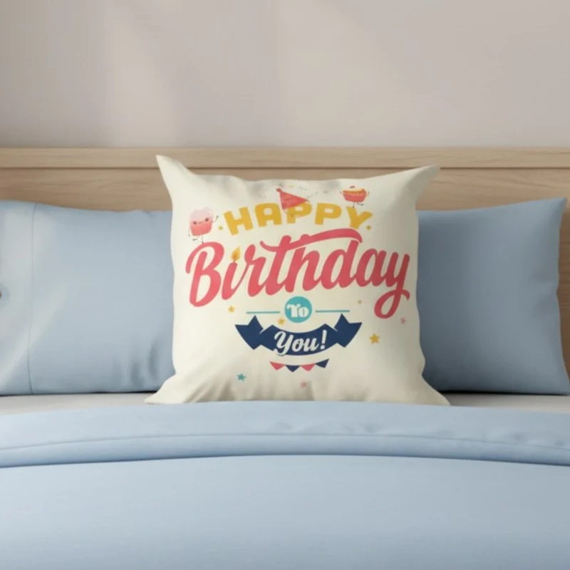 Happy Birthday Cushion