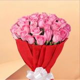 Pink Storm Bouquet — full bouquet view