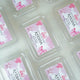 Aqiqah Meat Packets - meat packet | 12 units, customisation with pink labels for a baby girl, ideal wedding favors for Aqiqah ceremonies.