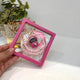 Pink Transparent Tasbeeh Combo - Islamic Gift Set featuring 100-bead pearl tasbeeh and digital counter in a pink display frame, ideal for dhikr.