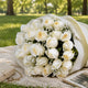 Power of Wishes White Roses Bouquet