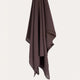 Cocoa Chic Chiffon Hijab hanging flat to display its smooth finish and premium quality suitable for everyday modest wear.