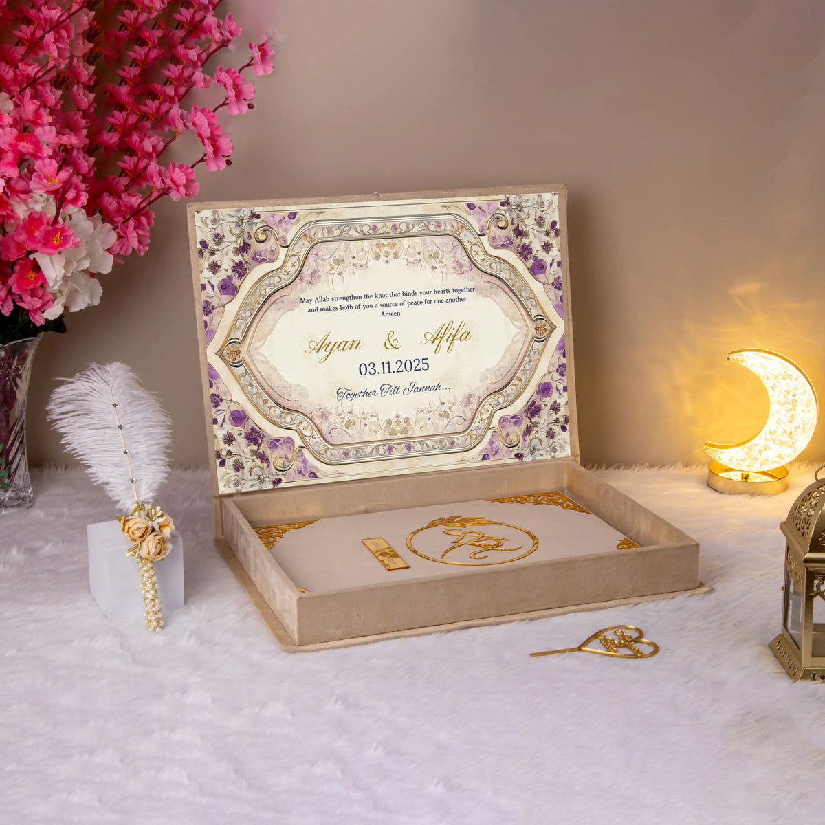 Purple Legacy Nikah Nama Hamper