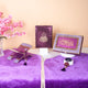 Purple Bling Couple Ibadah Set