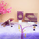Purple Flakes Couple Ibadah Set