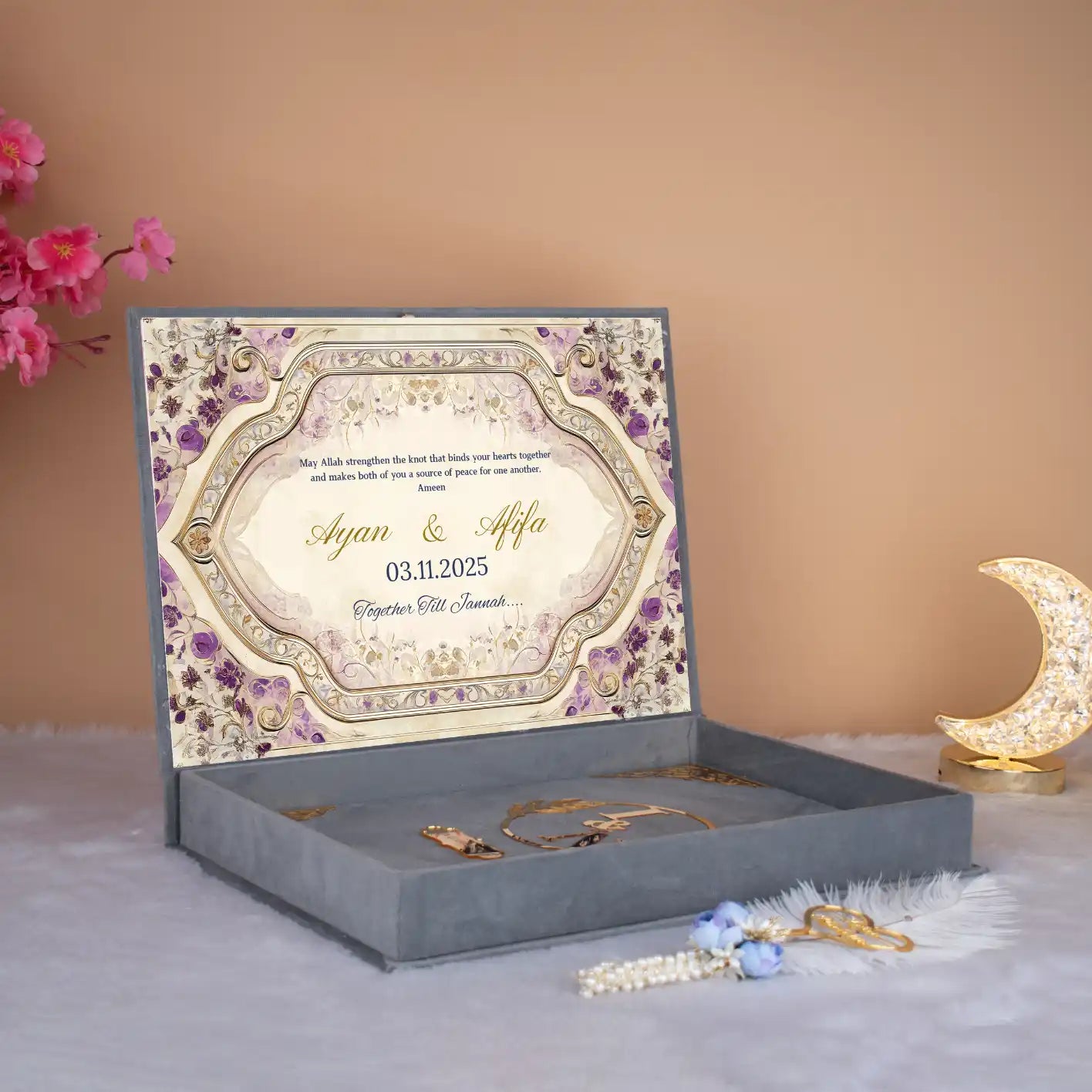 Purple Legacy Nikah Nama Hamper