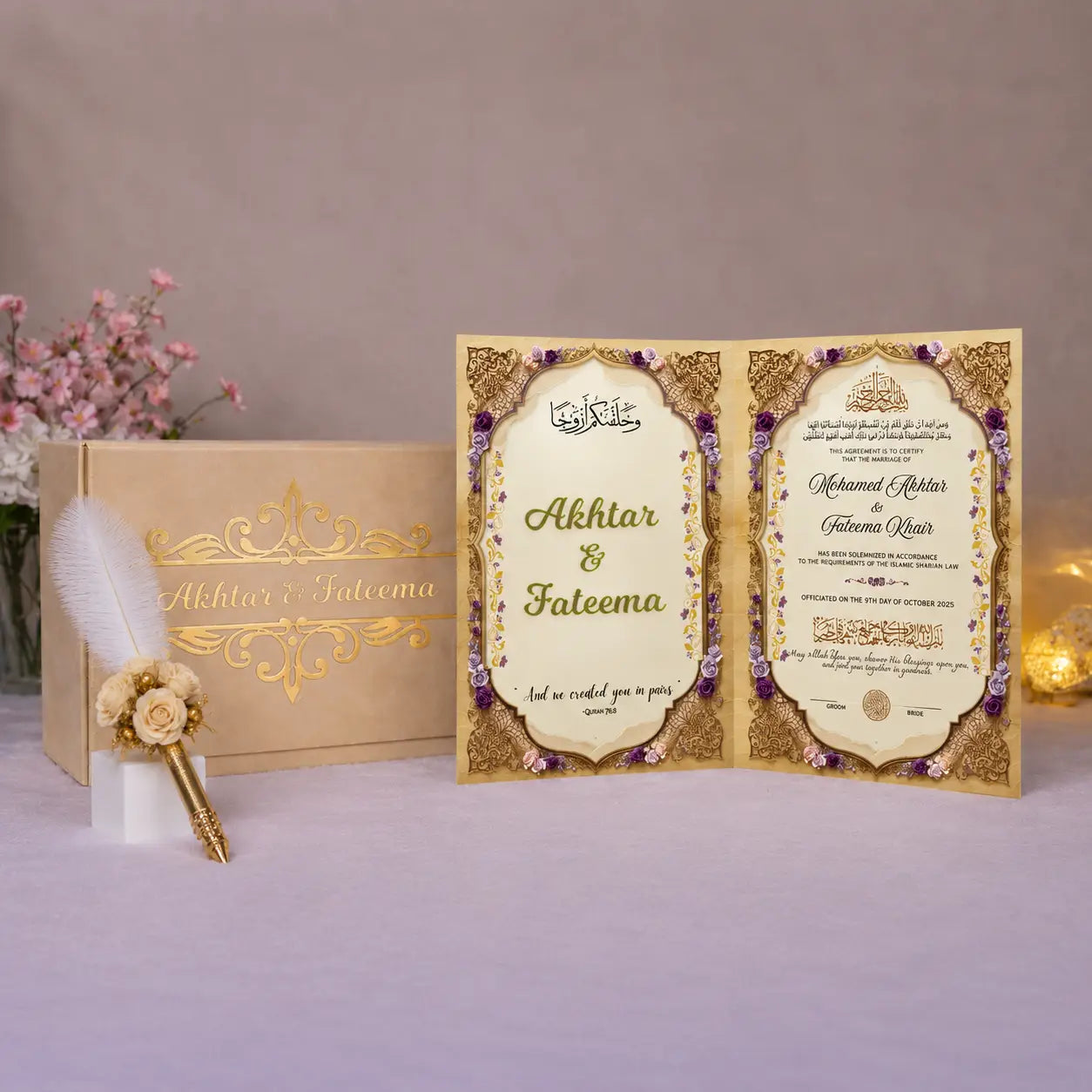 Qalb-e-Surkh Nikah Nama Hamper Secondary image