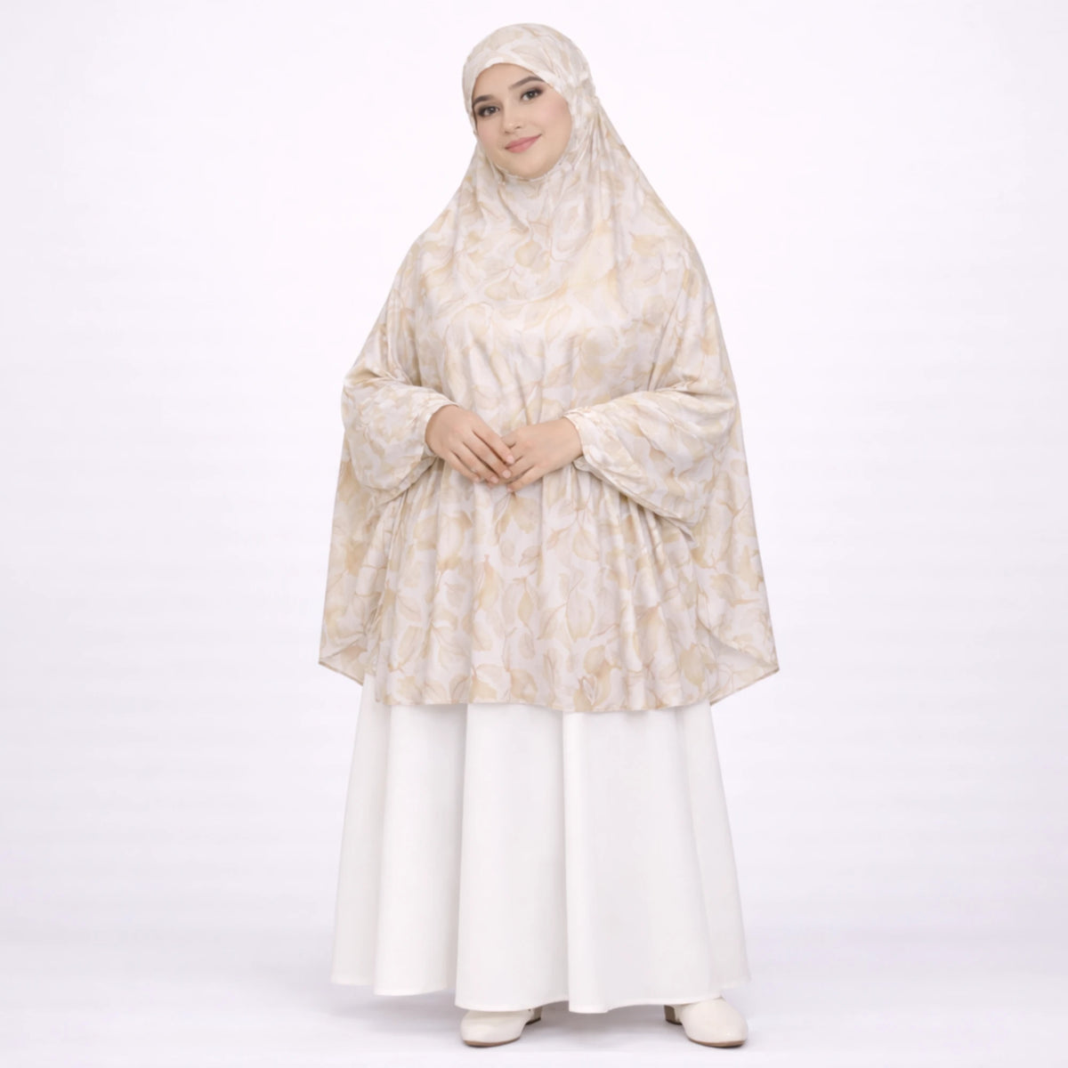 Rahma Knee Length Printed Cotton Namaz Makhna