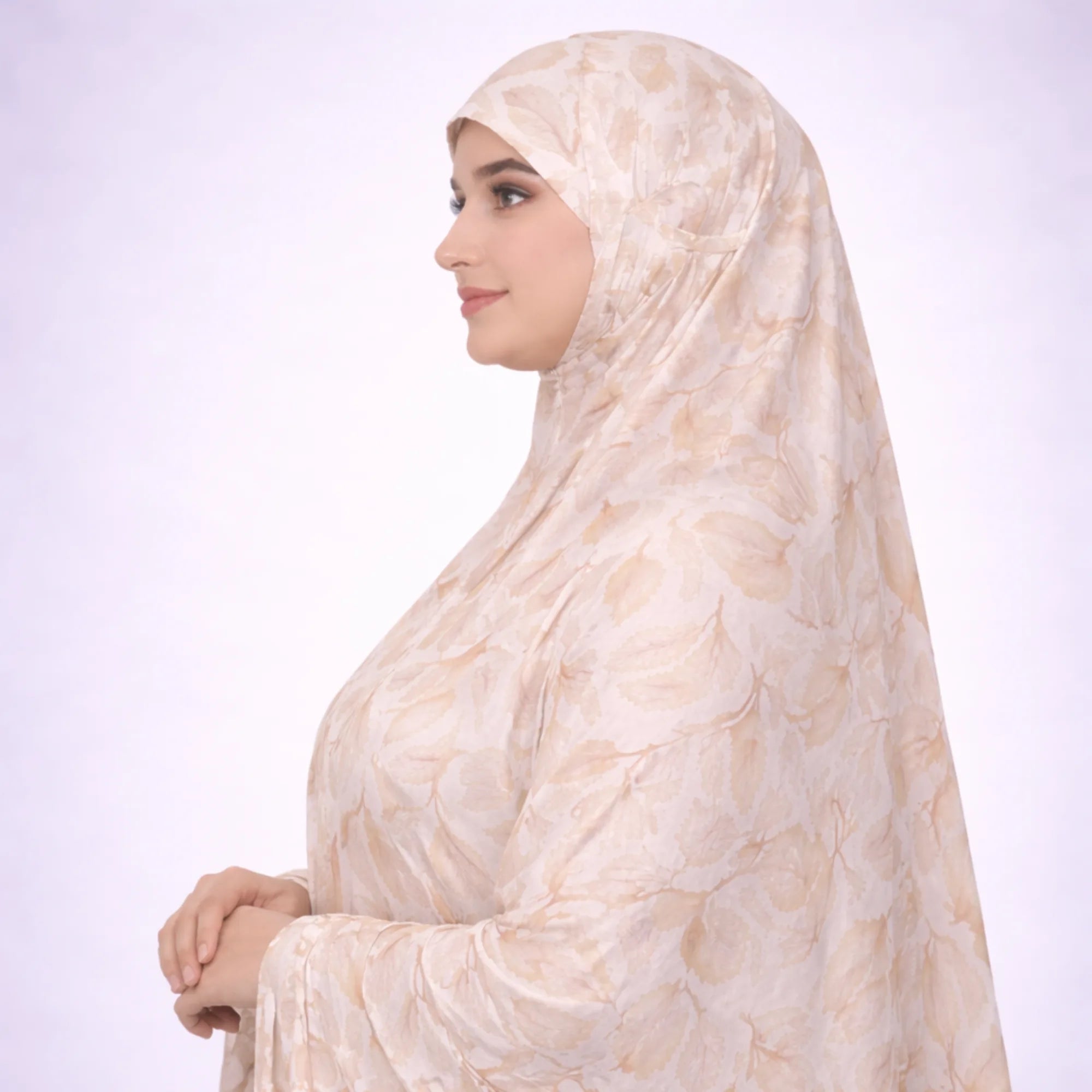 Rahma Knee Length Printed Cotton Namaz Makhna Secondary image