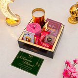 Rahmat Hamper - Spiritual Gift Set featuring prayer essentials, premium dates, sweets, and Islamic book, ideal for Ramadan gifting and celebrations.
