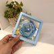 Blue Ramadan Mubarak Tasbeeh Combo with digital tasbeeh and blue beads in a light blue box. Thoughtful Ramadan gift option.