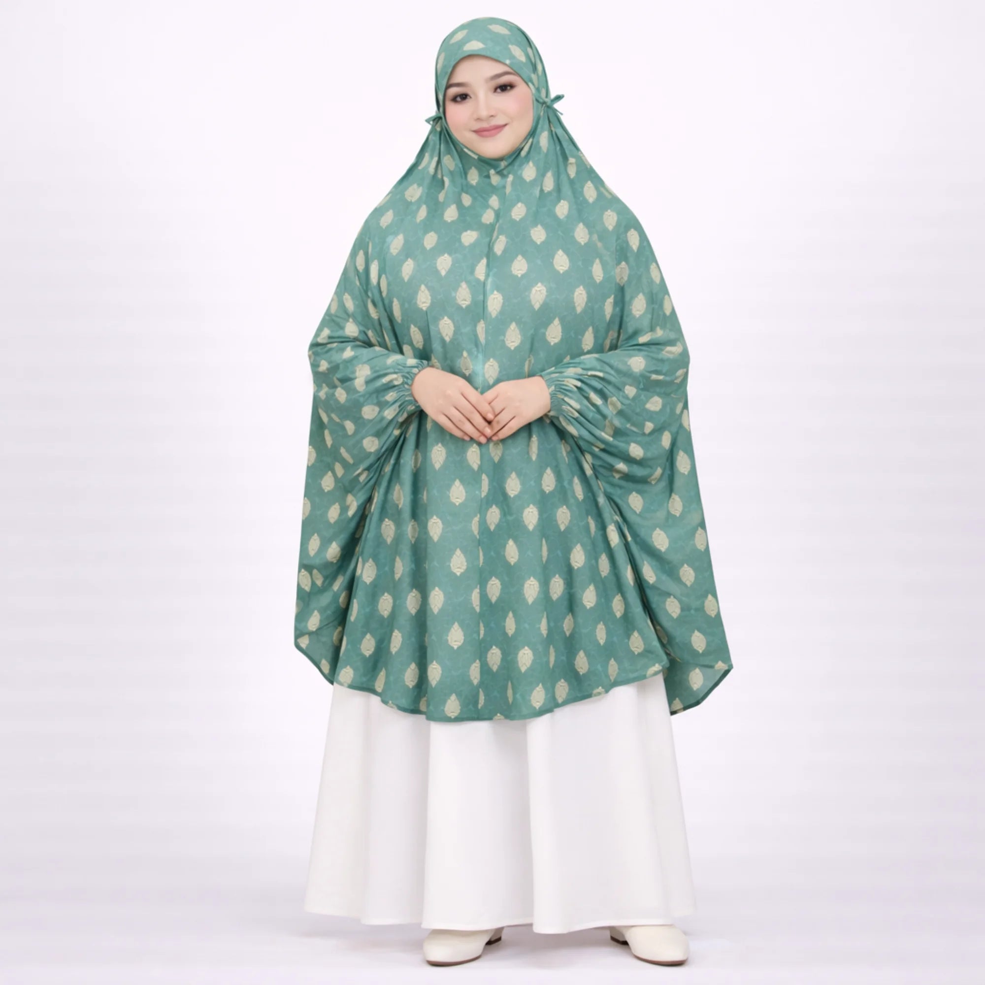 Rawdah Knee Length Printed Cotton Namaz Makhna Main image