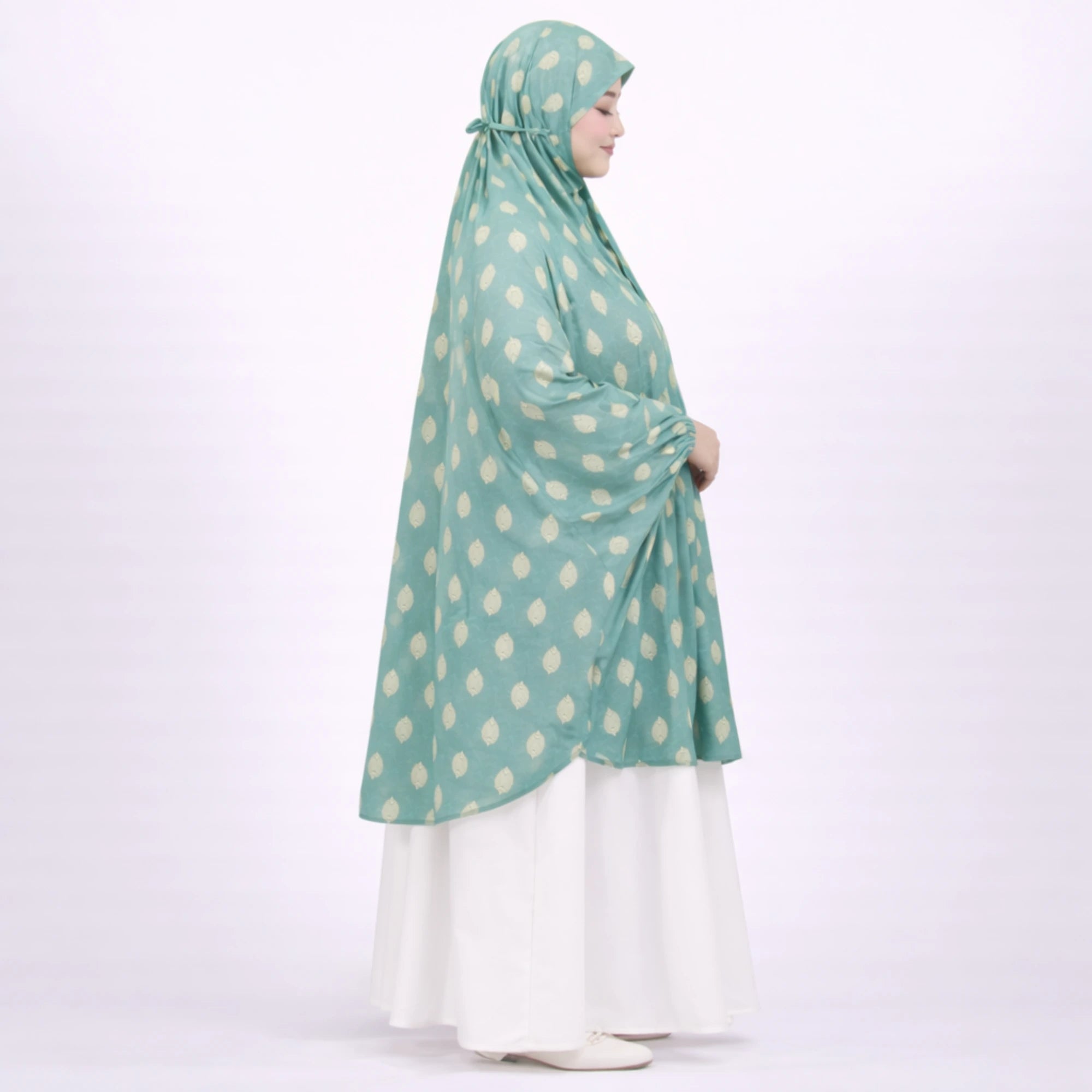 Rawdah Knee Length Printed Cotton Namaz Makhna Secondary image