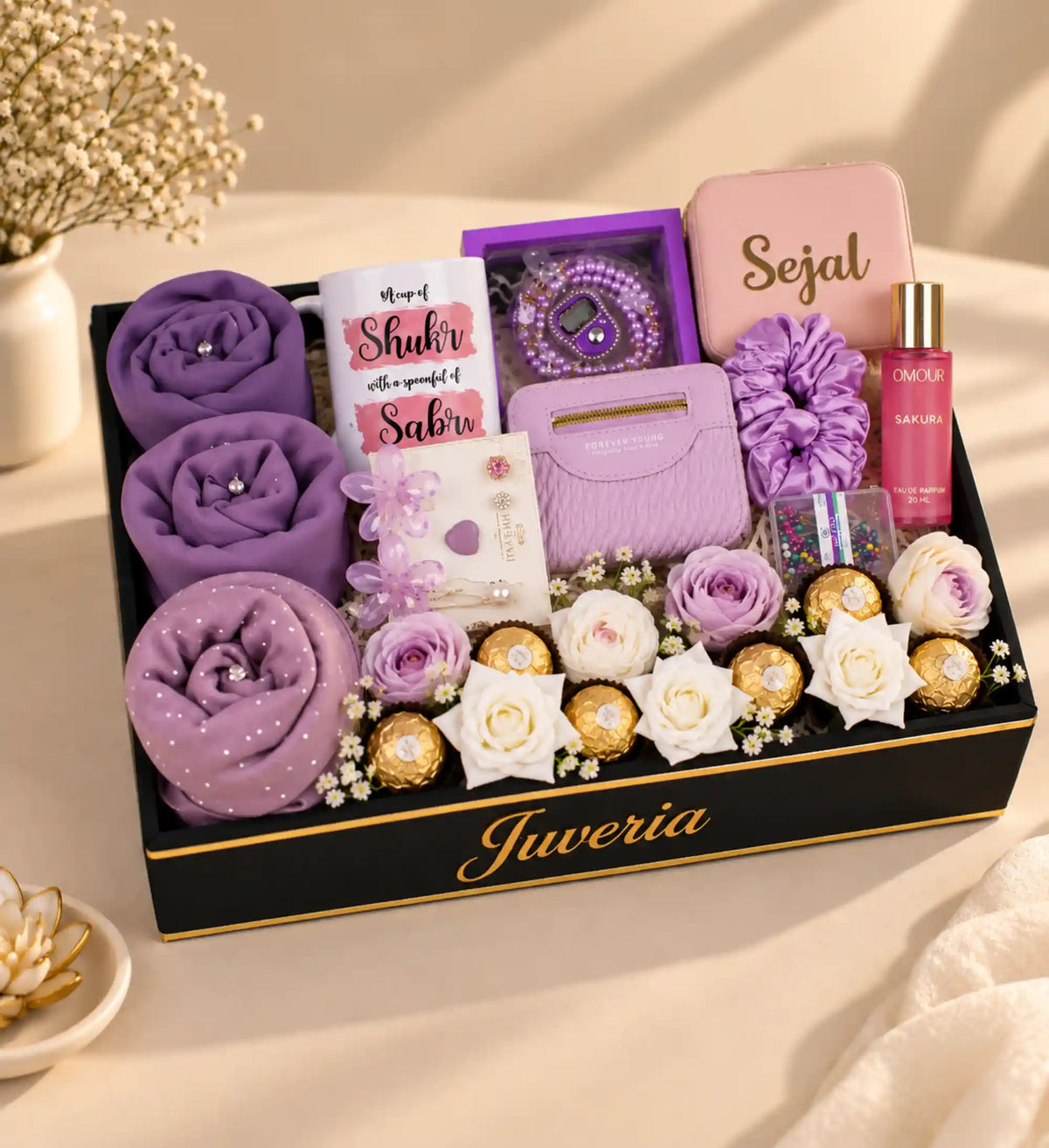 Rawdah Elegance Premium Hijab Gift Box