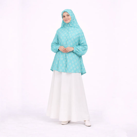 Rayhanah Knee Length Printed Cotton Namaz Makhna