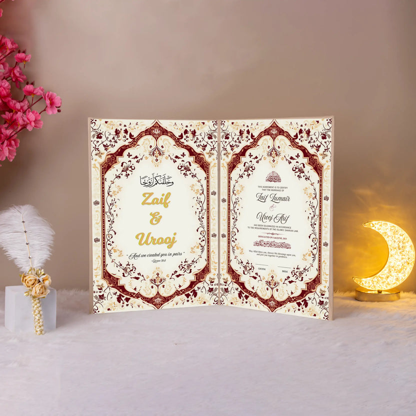 Regal Bloom Nikah Nama Hamper Main image