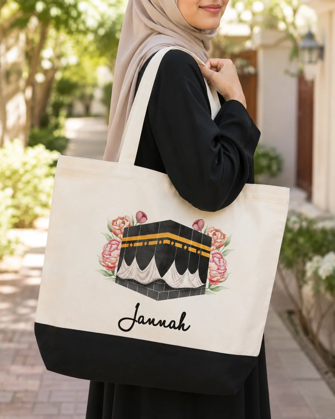 Sacred Journey Personalized Kaaba Tote Bag