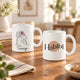 Habibi And Habibti Personalized Couple Mugs (350ml) - Set Of 2