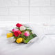 Mixed Roses Bouquet with fresh cut roses in assorted colors, elegantly wrapped and perfect for same day delivery gifts in India.