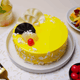 Scrumptious Pineapple Cake — front view, freshly baked