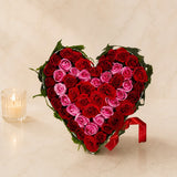 Serene Heart Mix Roses Bouquet — fresh flower bouquet | Hadiyah Gifting