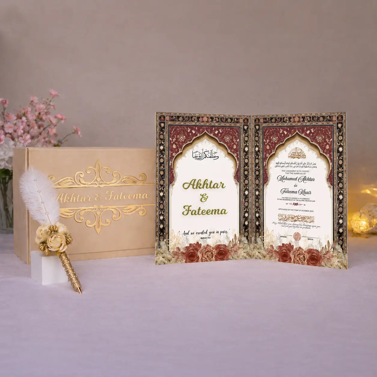 Shah-e-Surkh Nikah Nama Hamper