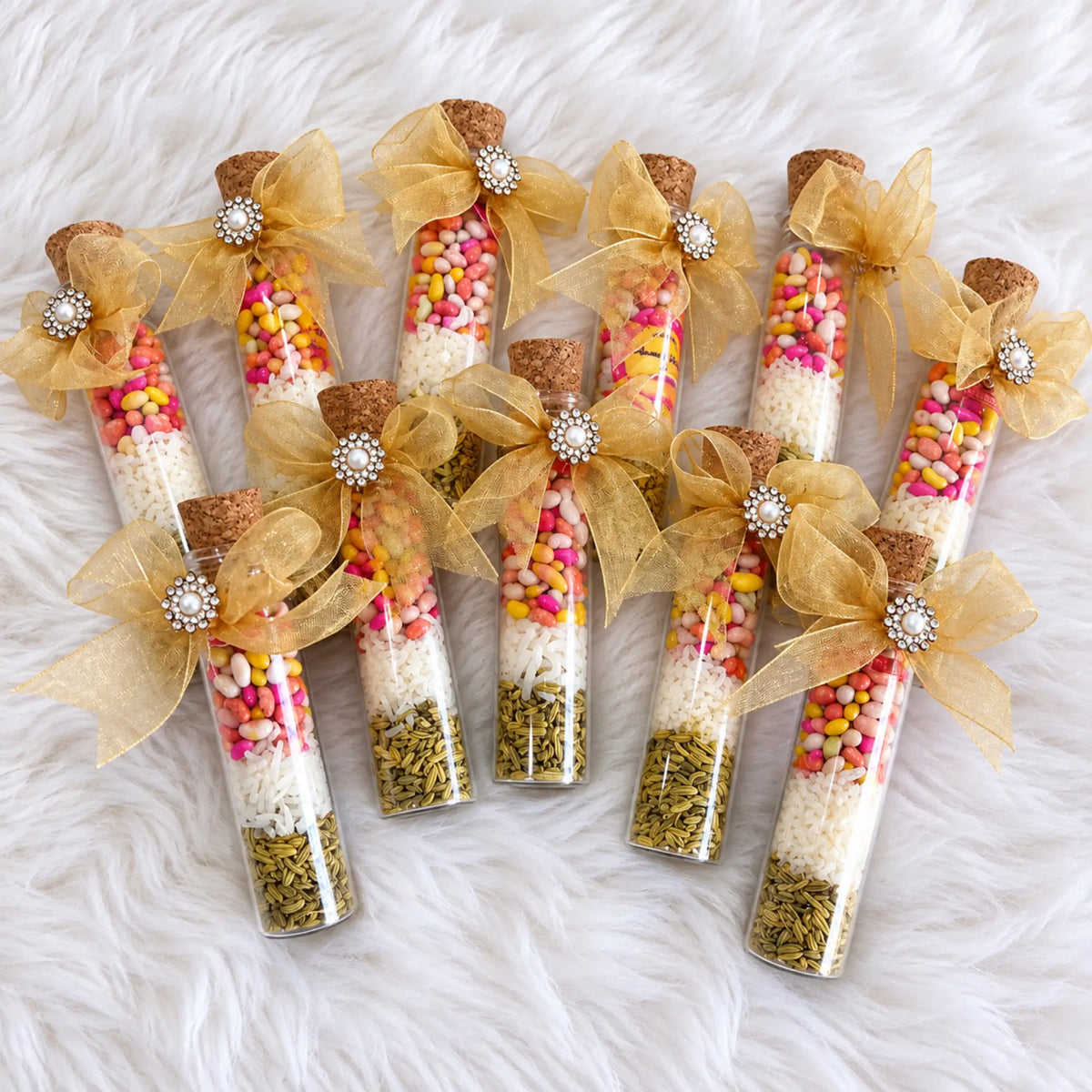 Bulk Shahi Mix Sounf bottles for Nikah and Mehndi favours – personalized wedding return gift, minimum order 50 pieces