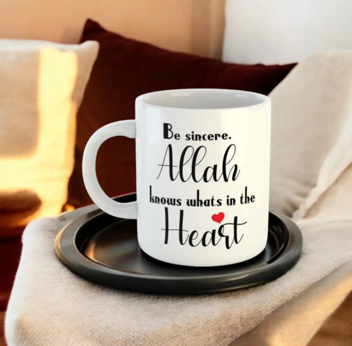 Allah knows what's in the heart mug