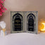 Siyah-e-Wafa Nikah Nama with golden detailing, featuring names Akhtar & Fateema in a black and gold ceremonial design, ideal for Nikah essentials.