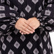 Siyah Al Noor Knee Length Printed Cotton Namaz Makhna