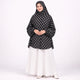 Siyah Al Noor Knee Length Printed Cotton Namaz Makhna