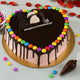 Sprinkled Gems Cake — cake, detail view