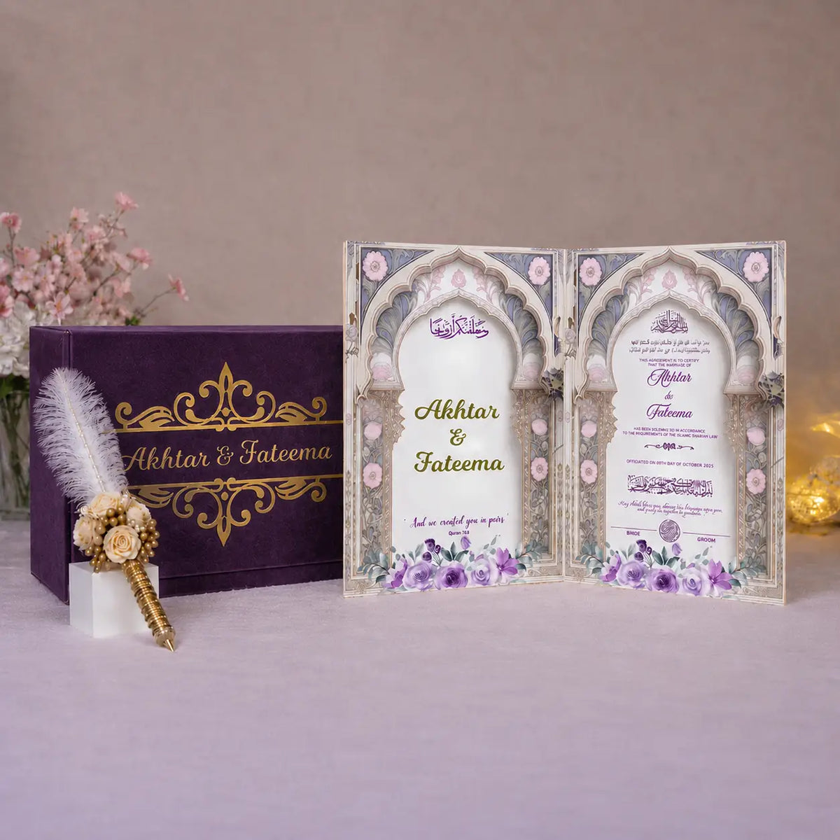 Sukoon-e-Banafsha Nikah Nama Hamper