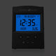 Unique Azaan Desk Clock - Al Fatiha with digital display showing prayer times and temperature, ideal for Islamic home decor and daily prayer alignment.
