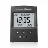 Digital clock with Al-Fatiha branding on a white background