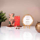 Customised Sweet Moments Gift Hamper with luxury chocolates and engraved plaque, perfect for Ramadan, anniversaries, and housewarming celebrations.