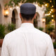 Men's Grey Prayer Cap - Elegant Comfort