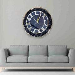 Black Midnight Grace Wall Clock