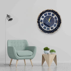 Black Midnight Grace Wall Clock